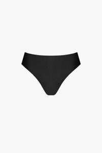 Nérée Black Mid-Rise Bikini Brief