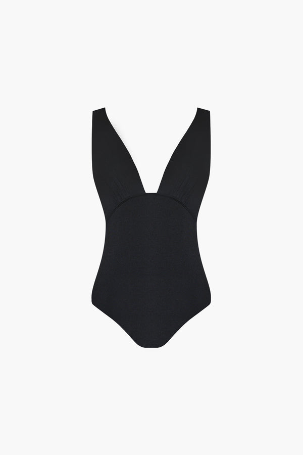 Maillot de Bain Swim Noir Côtelé