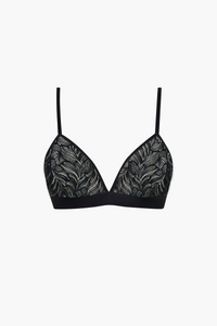 Black Venise Triangle Bra