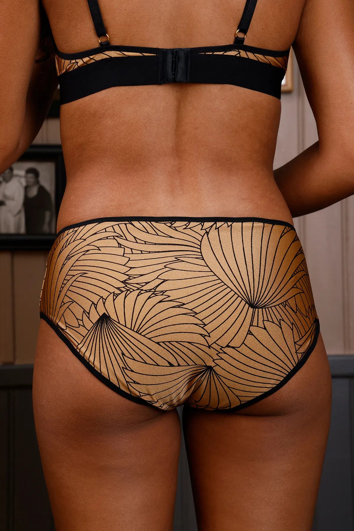 Soutien-gorge Triangle Plumes Gold