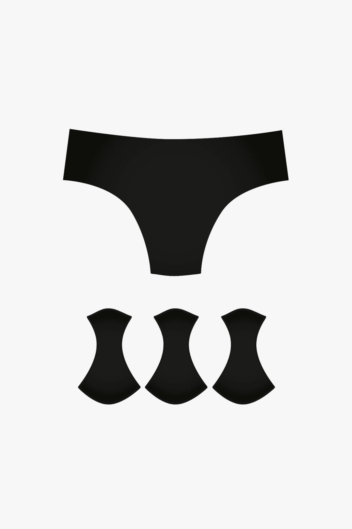 Artémis Brief and its removable pads