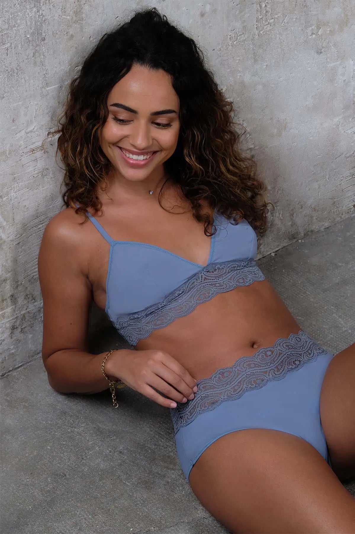 Shorty Anthéia Stone Blue