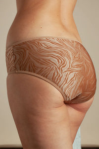 Shorty Idyie Shiny Zebra Terracotta