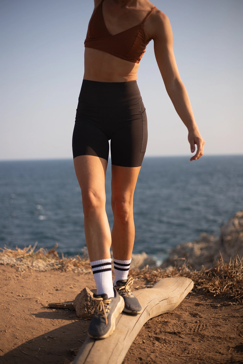 Black Deva Biker Shorts