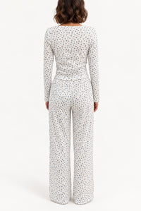Top Pointelle Hyacinth Bluebell