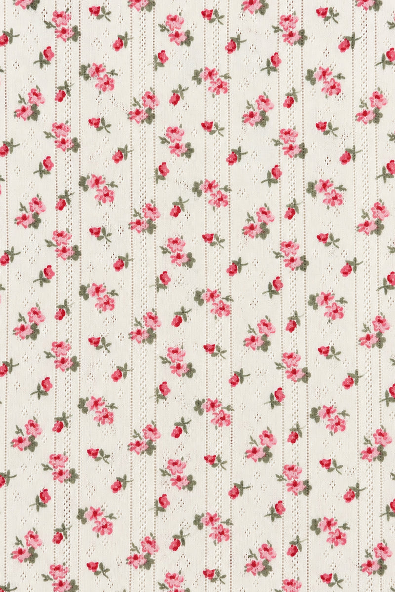 Bas Pointelle Hyacinth Wild Rose
