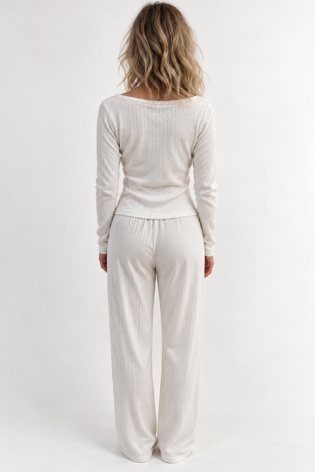 Bas Pointelle Penelope White