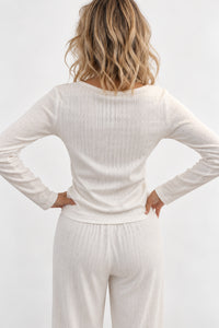 Top Pointelle Penelope White