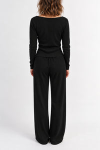 Bas Pointelle Penelope Black