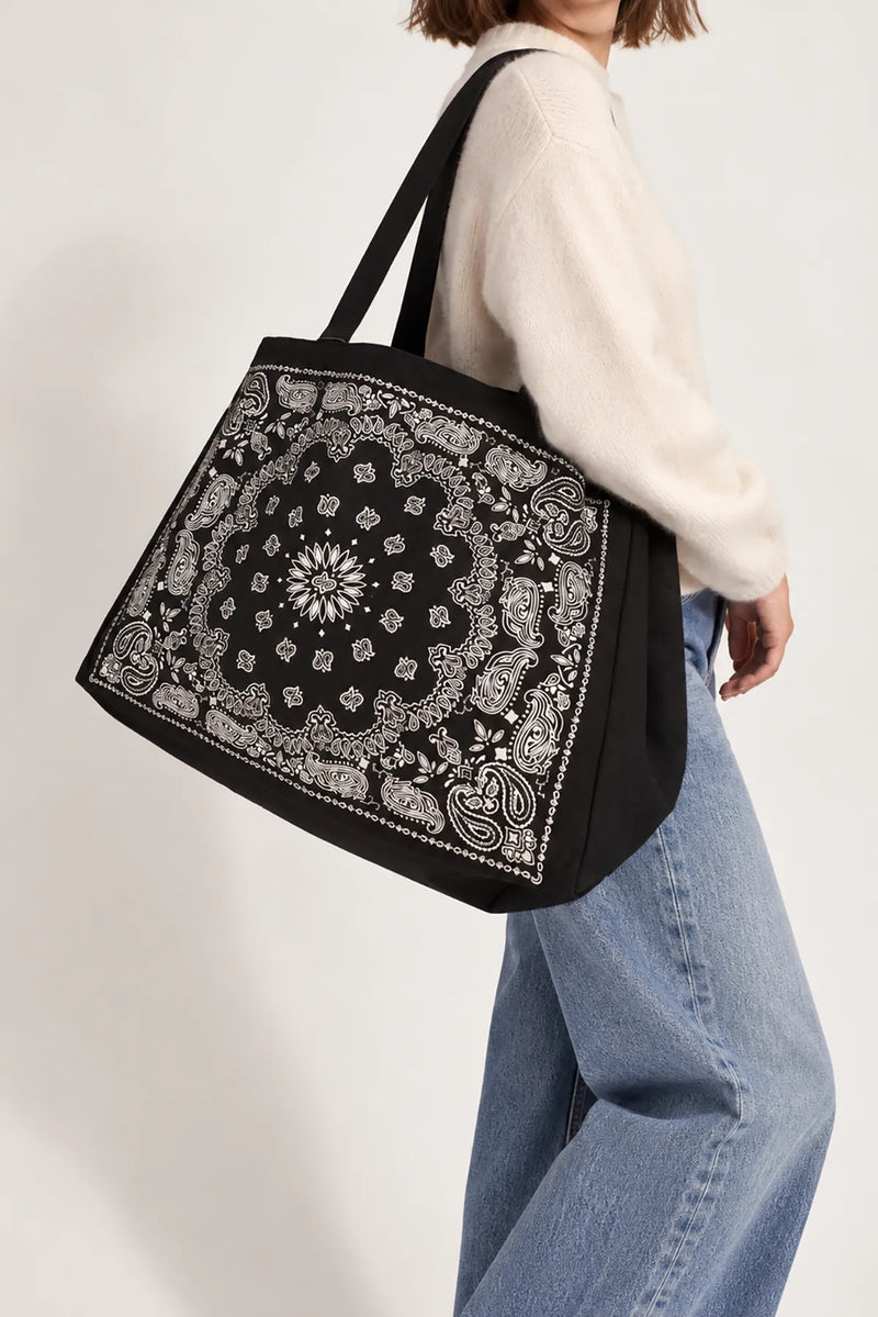 Sac Cabas Bandana All Black