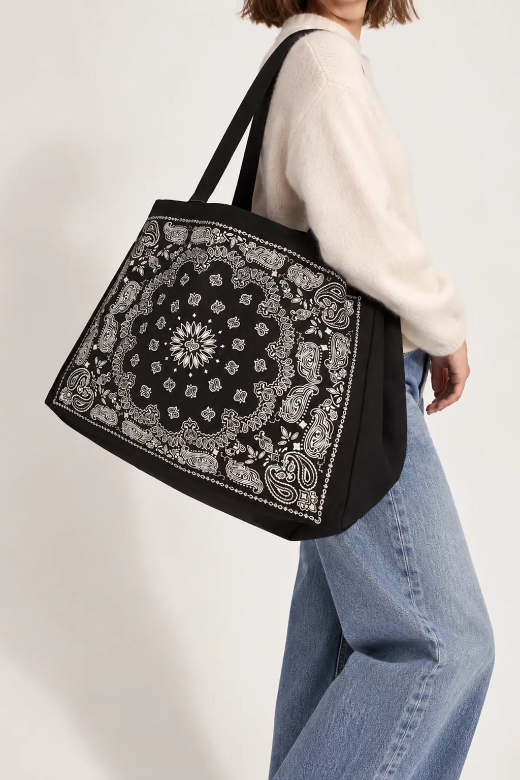 Sac Cabas Bandana All Black