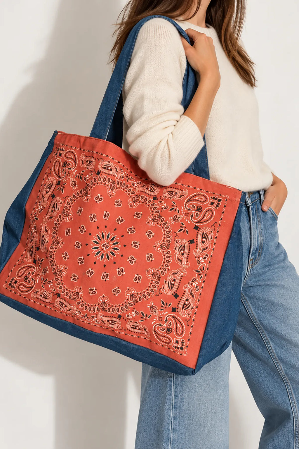 Sac Cabas Toffee Bandana