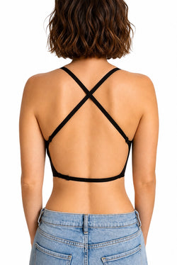Brassière Invisible Dos Nu Eclipse Noir