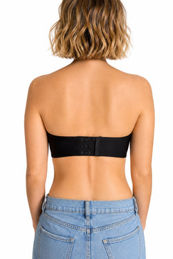 Bandeau Invisible Push-up Halo Noir