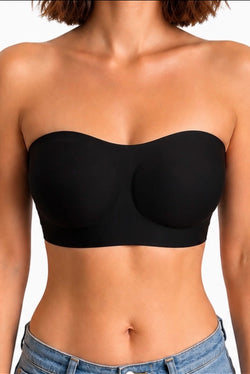 Bandeau Invisible Push-up Halo Noir