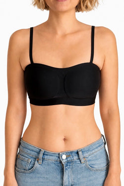 Bandeau Invisible Push-up Halo Noir