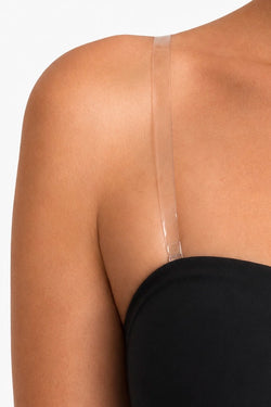 Bandeau Invisible Push-up Halo Noir