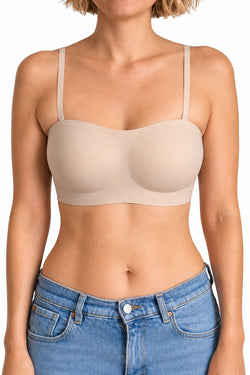 Bandeau Invisible Push-up Halo Sable