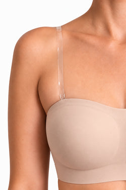 Bandeau Invisible Push-up Halo Sable