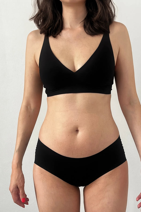 Soutien-Gorge Brassière Plume Noir