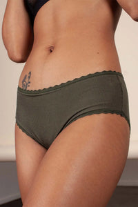 Shorty Callie Côtelé Vert Forêt